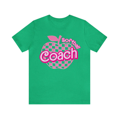 Softball Coach shirt, Pink Sport Coach Shirt, Colorful Coaching shirt, 90s Cheer Coach shirt, Back To School Shirt, Teacher Gift, T822