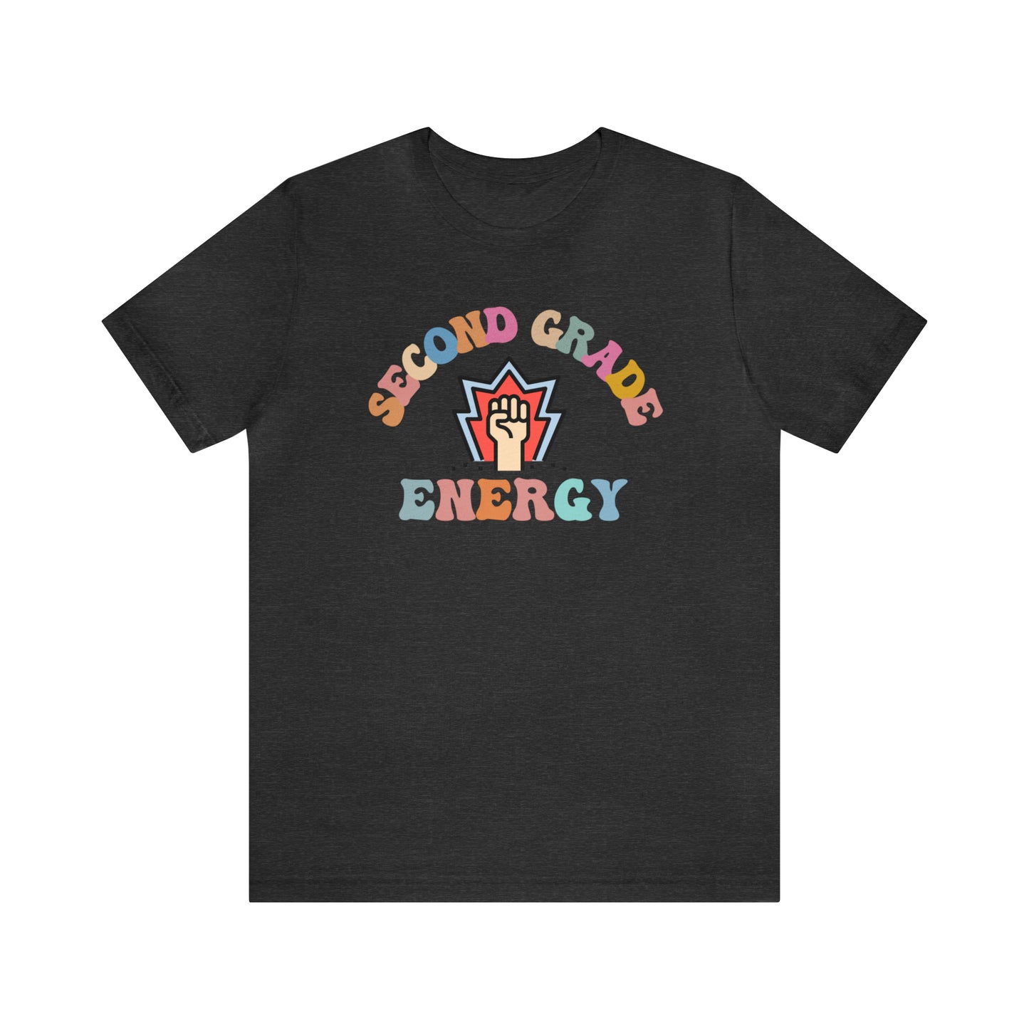 Cute Teacher Shirt, Second Grade Energy Shirt, Shirt for Second Grade, Teacher Appreciation Shirt, Best Teacher Shirt, T493