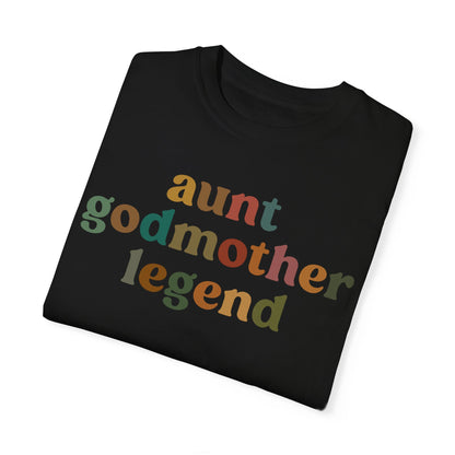 Aunt Godmother Legend Shirt for Aunt, Cute Godmother Gift from Goddaughter, Godmother Proposal, Retro Godmother Gift for Baptism, CC1034