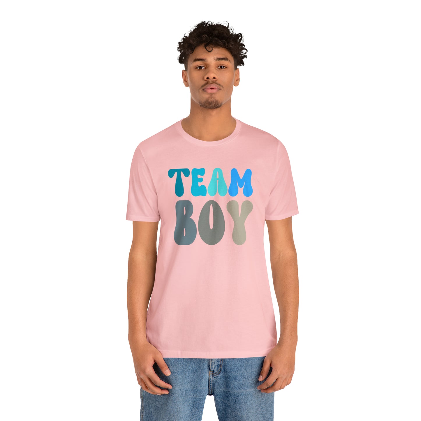 Cute Baby Announcement Shirt for Gender Reveal, Team Boy Shirt for Gender Reveal, Gender Announcement Gift for Her, T398