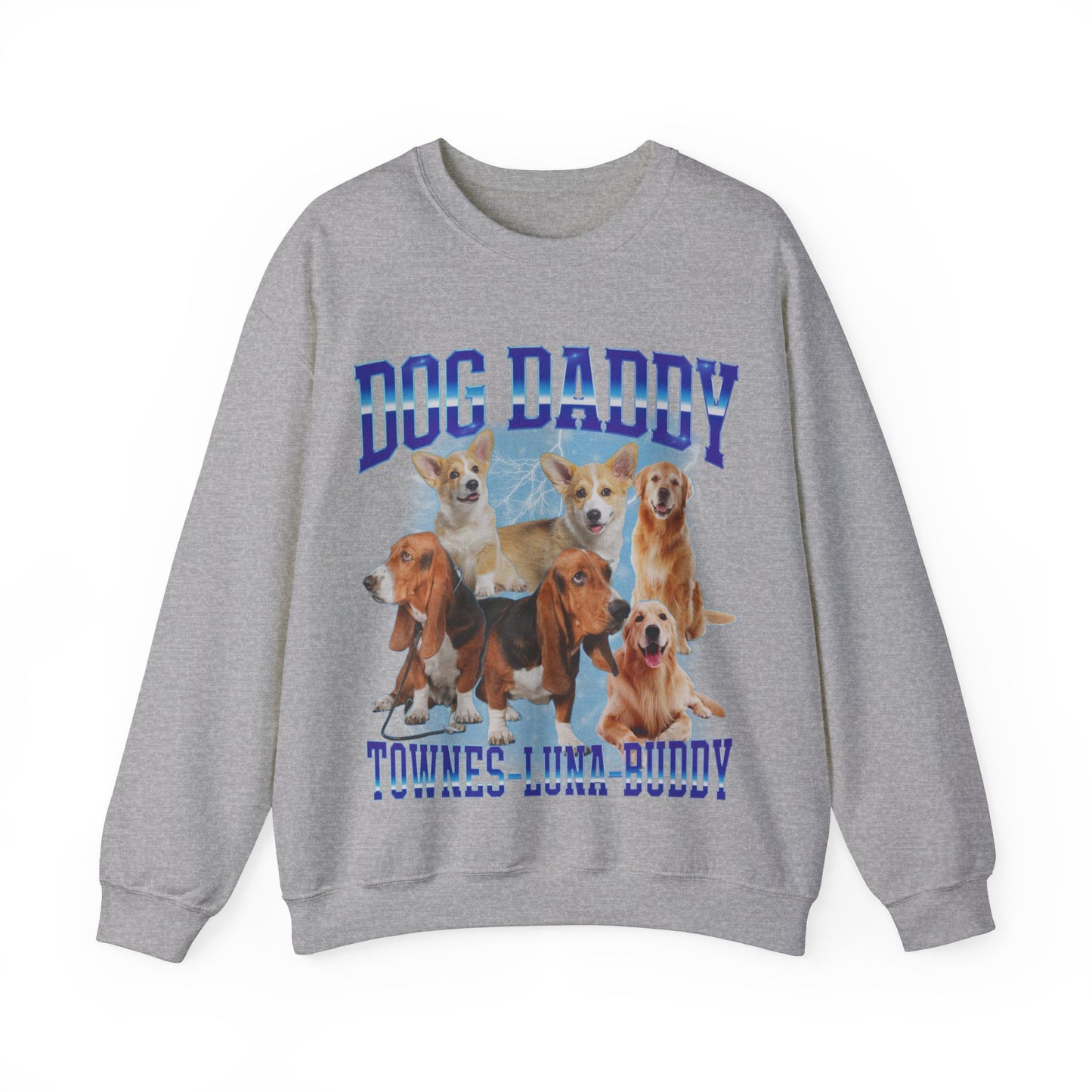 Retro Custom Bootleg Dog Daddy Sweatshirt, Retro Custom Bootleg Rap Dog Sweatshirt, Cat Lover Gift, Vintage Graphic 90s Sweatshirt, S1413