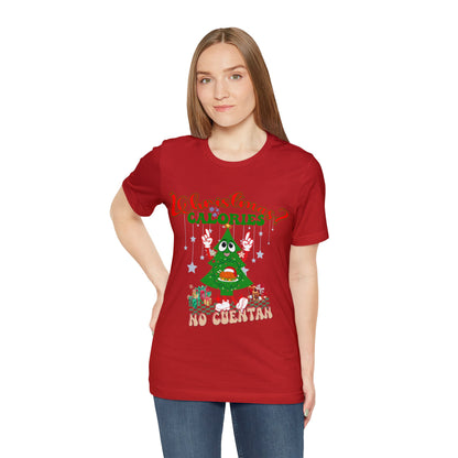 Christmas Calories No Cuentan Shirt, Feliz Navidad Shirt, Christmas Gifts, New Year Shirt, Spanish Christmas Shirt, Holiday Sweaters, T874