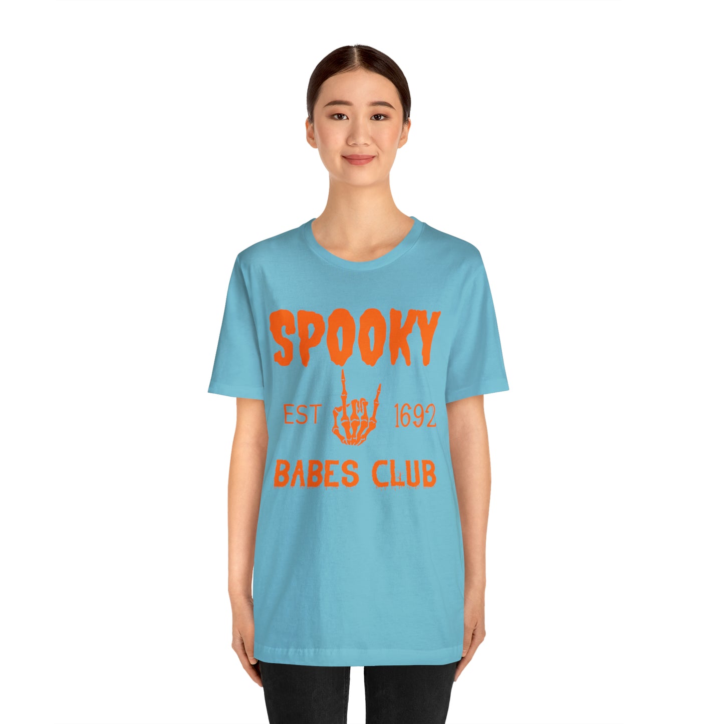 Spooky Skeleton Halloween Shirt, Fall Shirts for Women, Vintage Halloweem Sweatshirt, T599