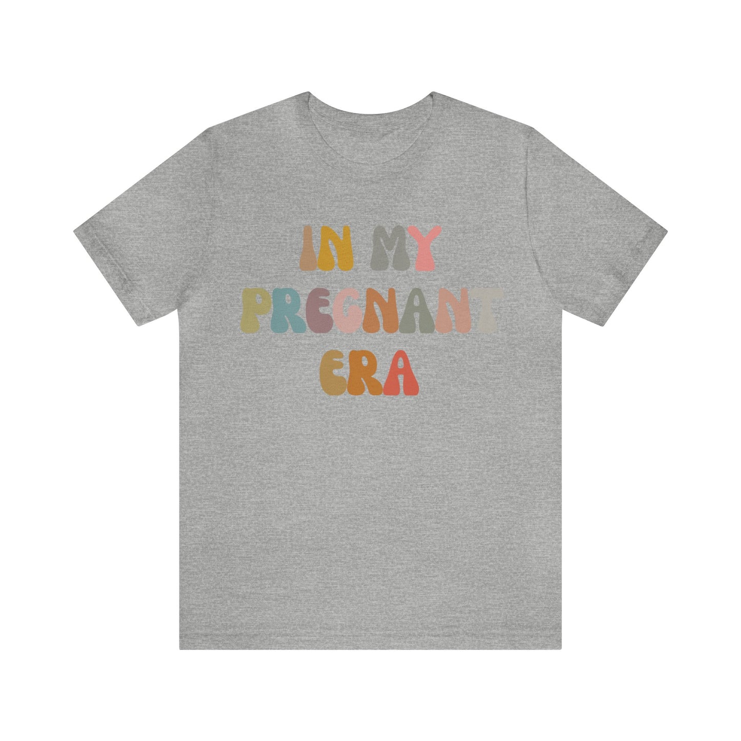 In My Pregnant Era Shirt, Pregnancy Reveal Shirt, New Mom Shirt, Mother's Day Shirt, Baby Announcement Shirt, Gift For Pregnant Mom, T1403