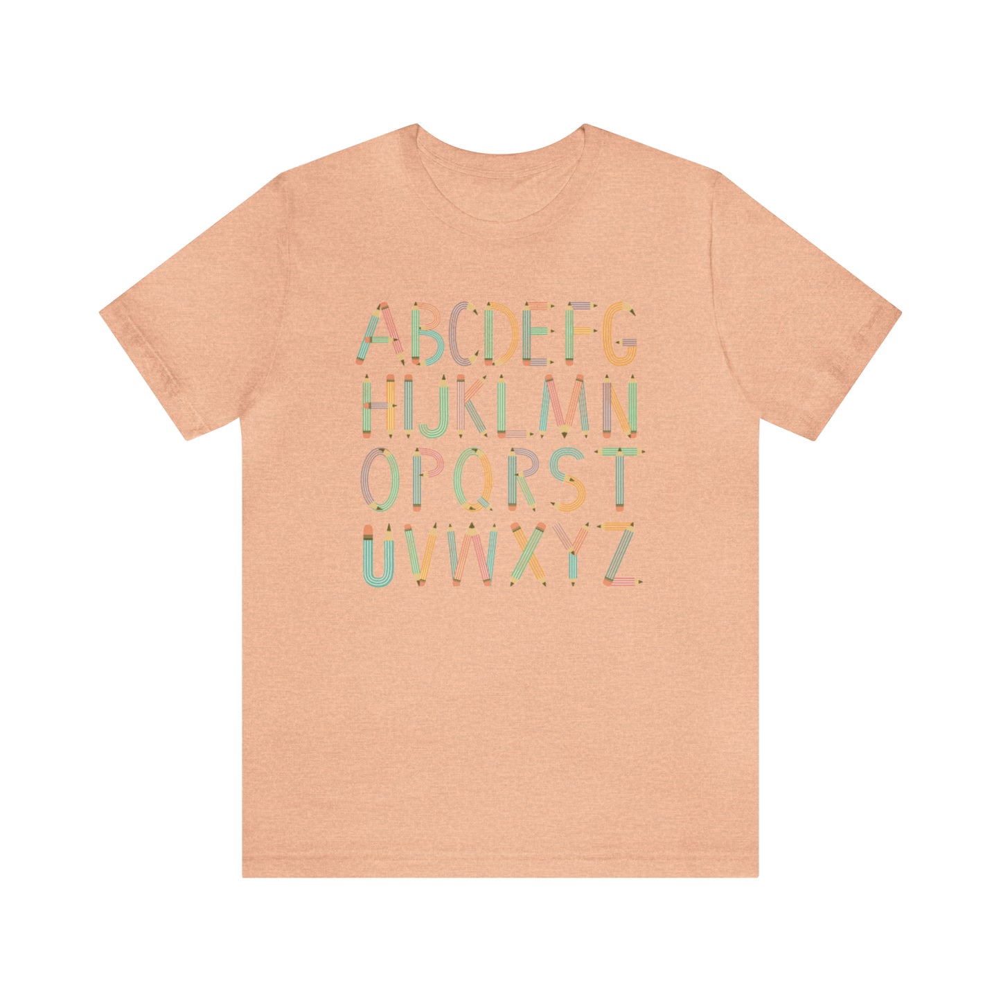 Preschool Teacher Shirt, Alphabet Shirt, ABCD Shirt, Kindergarten Teacher Shirt, Cute Teacher Shirt, T362