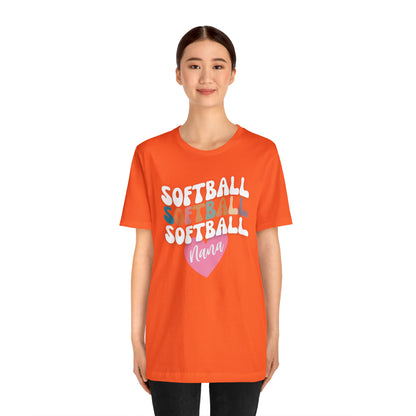Softball Nana Shirt, Cute Softball Shirt for Grandma, Retro Softball Nana Shirt, Shirt for Nana, T330