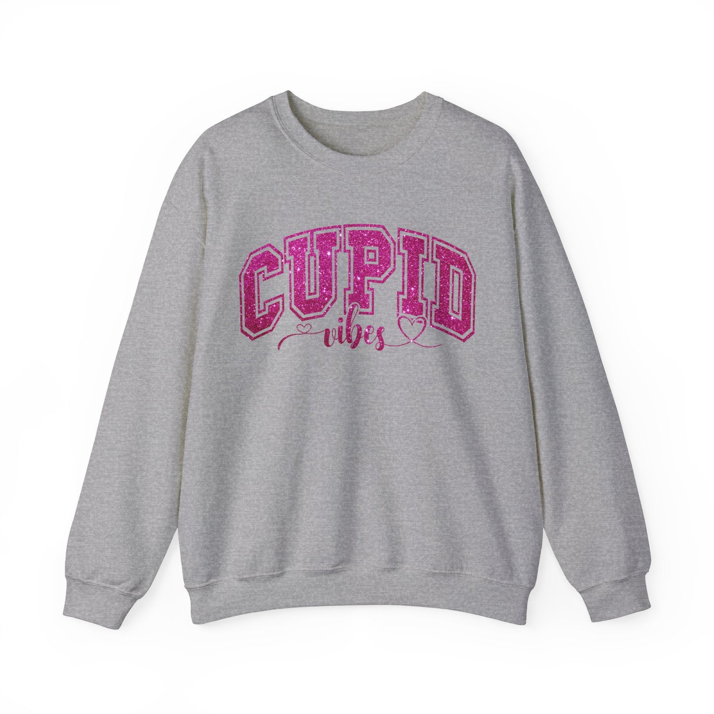 Cupid Vibes Sweatshirt, Gift for Girlfriend, Wife Gift, Happy Valentine's Day Sweatshirt, Cute Valentines Era Sweatshirt, S1143