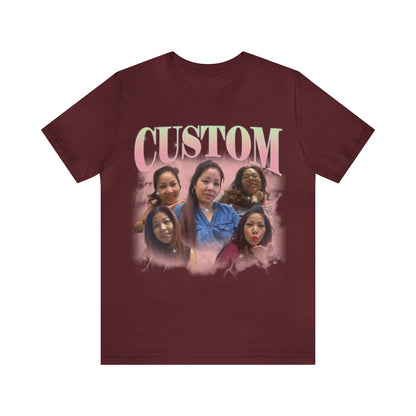 Custom Your Own Bootleg Tee, Retro Custom Bootleg Rap Tee, Custom Your Photo, Insert Your Design, Vintage Graphic 90s Tshirt, T1383