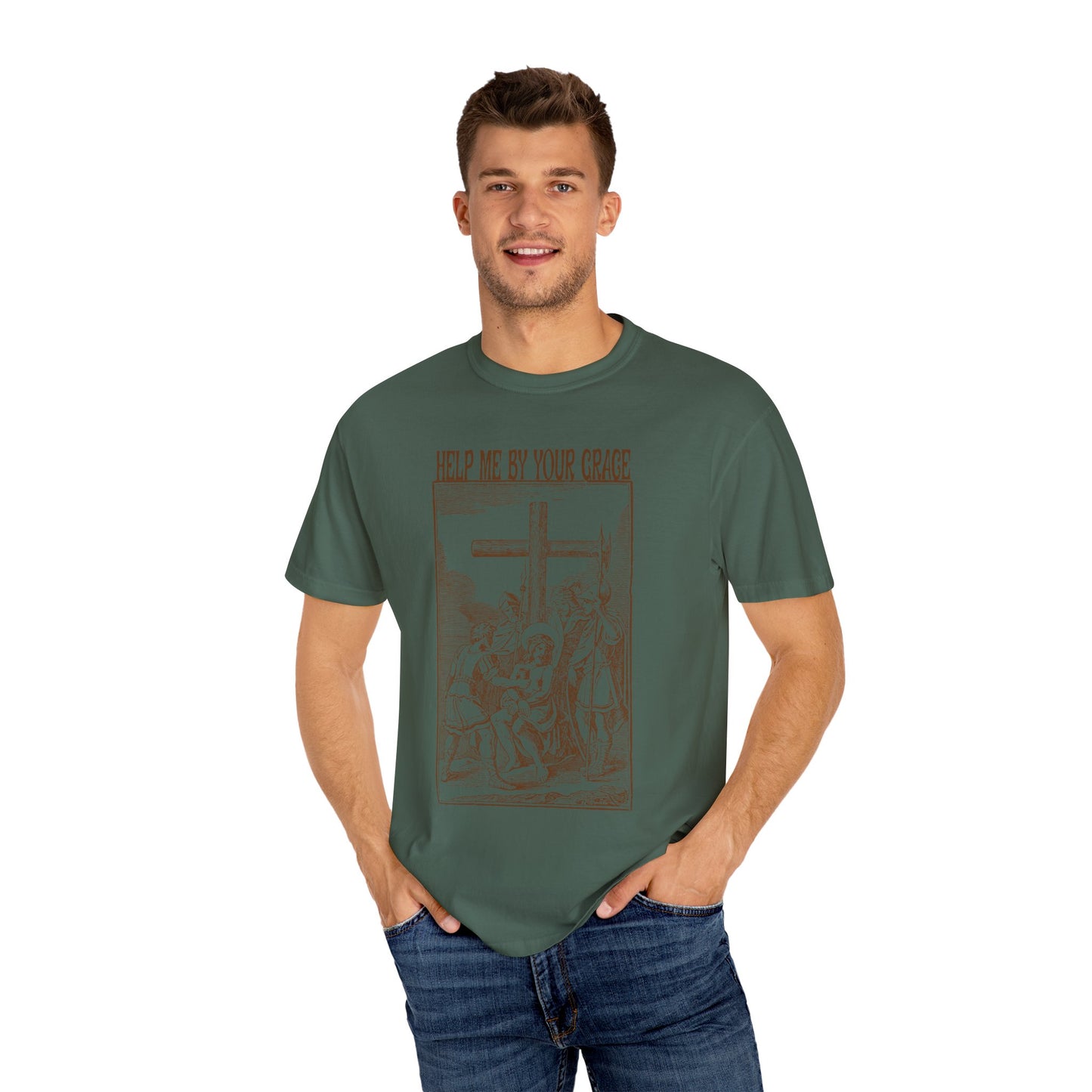 Vintage Antique Religious Biblical Drawing of Jesus Shirt, 10Th or Tenth Station of the Cross Shirt, Way of the Cross Shirt, CC1590