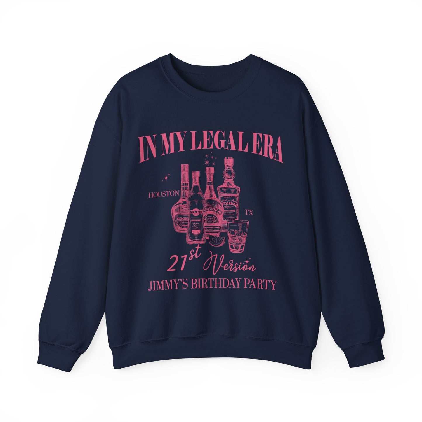 21st Birthday Sweatshirt, In My Legal Era Sweatshirt, Funny 21 st Birthday Sweatshirt, Gift for 21st Birthday Sweatshirt for Group, S1567