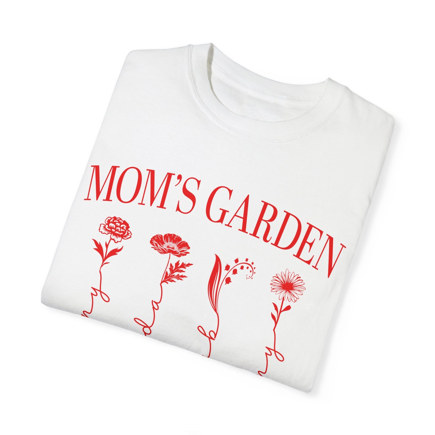 Custom Birth Month Flowers Shirt, Custom Moms Garden Shirt, Grandmas Garden Sign Shirt, Birth Month Flower Shirt Birth Flower Shirt, CC1611