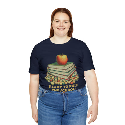 Back to school shirt funny for student - Ready to rule the school, T152