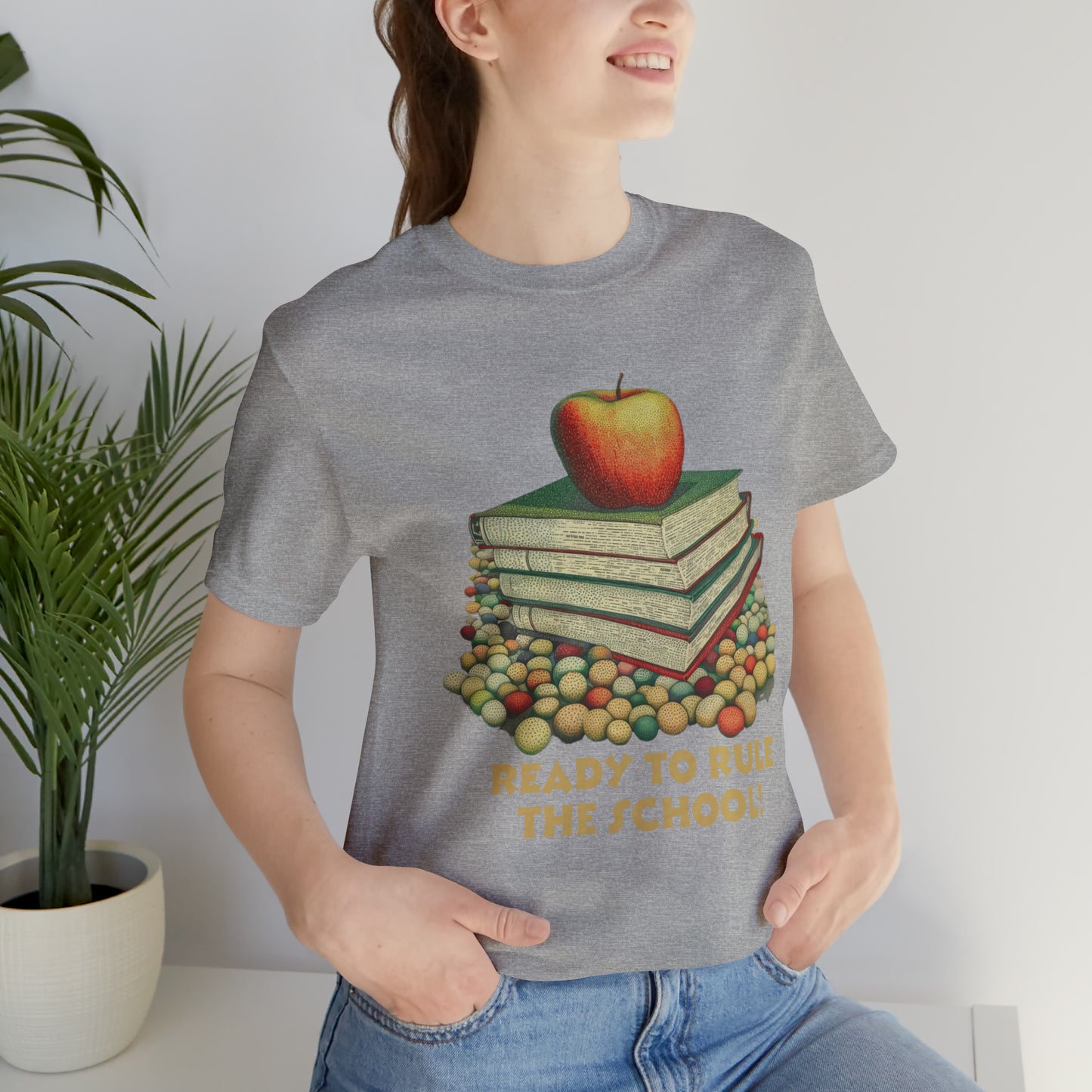 Back to school shirt funny for student - Ready to rule the school, T152