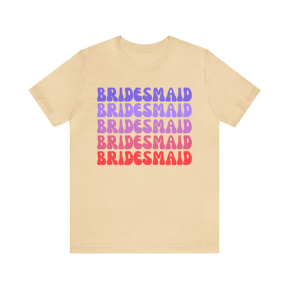 Retro Bridesmaid TShirt, Bridesmaid Shirt for Women, T285