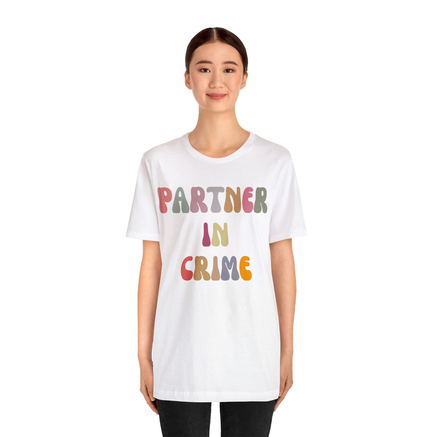 Partner In Crime Shirt, Funny Best Friend Shirt, Matching Besties Shirt, Gift for Best Friend, BFF Shirt for Women, T1287