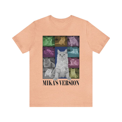 Custom Eras Tour Cat's Version shirt, Custom Dog Cat Shirt, Custom Pet Portrait Shirt, T1341