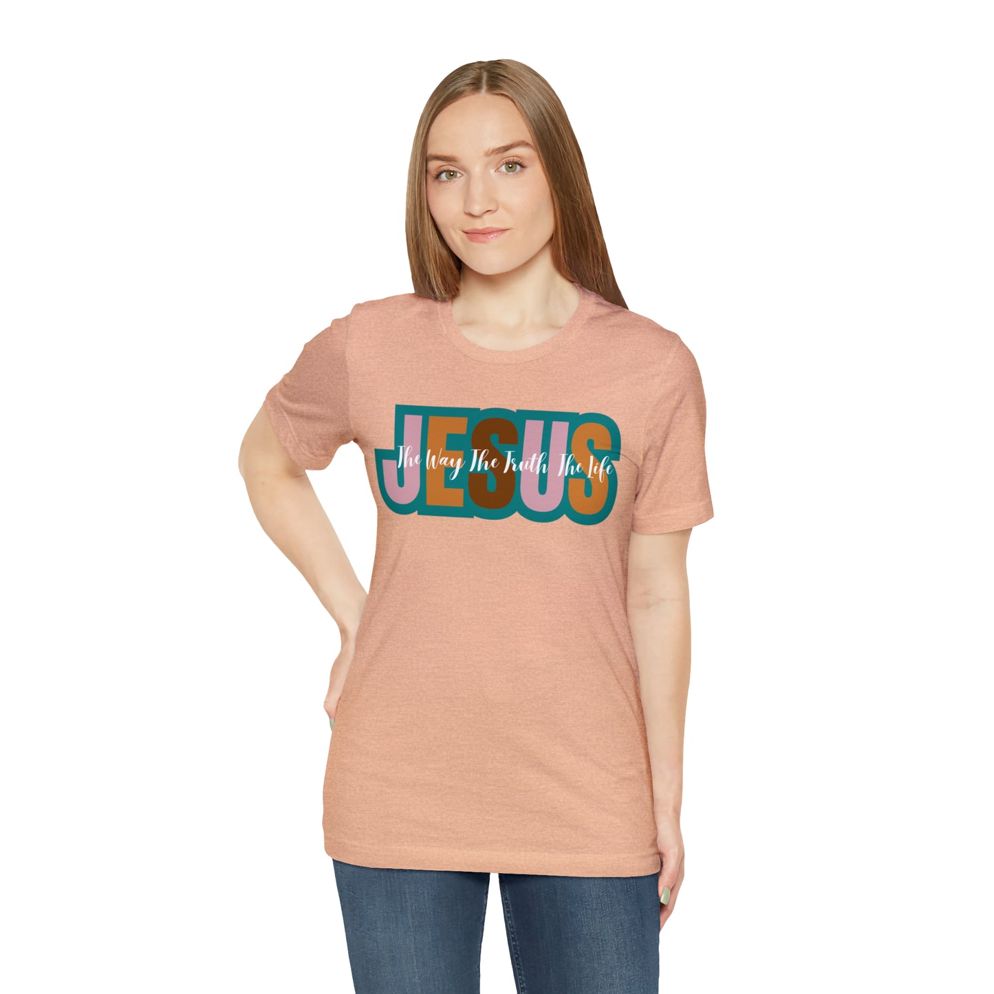 Retro Christian Tshirt, Jesus Tee for Christian Apparel, Christian Shirt for Women, T255