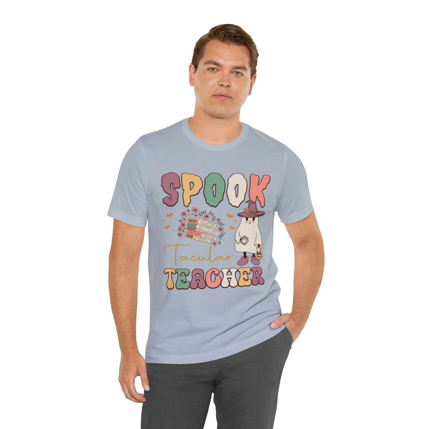 Spook Tacular Teacher Shirt, Spooky Season Tee, Retro Halloween Cowgirl Shirt, Cowgirl Halloween Shirt, Vintage Ghost Shirt, T767