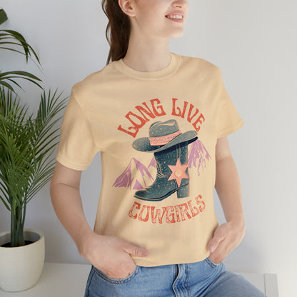 Cowgirl Boots Shirt, Long Live Cowgirls Shirt, Western Rodeo Shirt, Cowgirl Shirt, Wild Western Graphic Shirt, Boho Shirt, T234