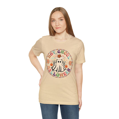 Lets Go Ghouls Shirt, Spooky Season Tee, Retro Halloween Cowgirl Shirt, Cowgirl Halloween Shirt, Vintage Ghost Shirt, T765