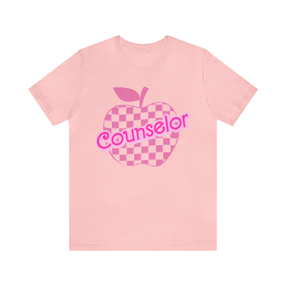 Counselor Shirt, Counselor Appreciation, Counselor Shirts Pink Trendy, School Psychologist T shirt Retro Cute Elementary, T843