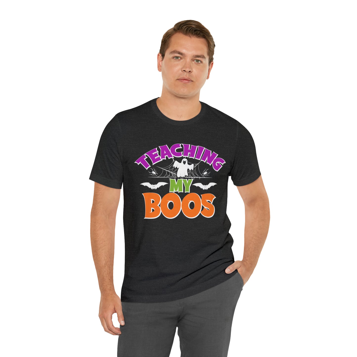 Teaching My Boos Shirt, Spooky Season Tee, Retro Halloween Cowgirl Shirt, Cowgirl Halloween Shirt, Vintage Ghost Shirt, T769