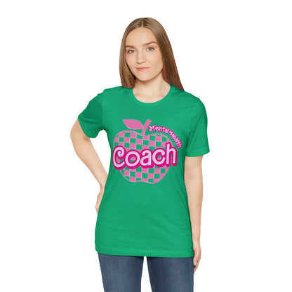 Mental Health Coach shirt, Pink Sport Coach Shirt, Colorful Coaching shirt, 90s Cheer Coach shirt, Back To School Shirt, Teacher Gift, T823