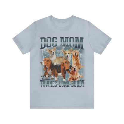 Custom Retro Dog Bootleg Shirt, Dog Mom Shirt, Dog Bootleg Retro 90's Tee, Custom Pet Photo, Custom Pet Portrait, Pet Lovers Gift, T1431