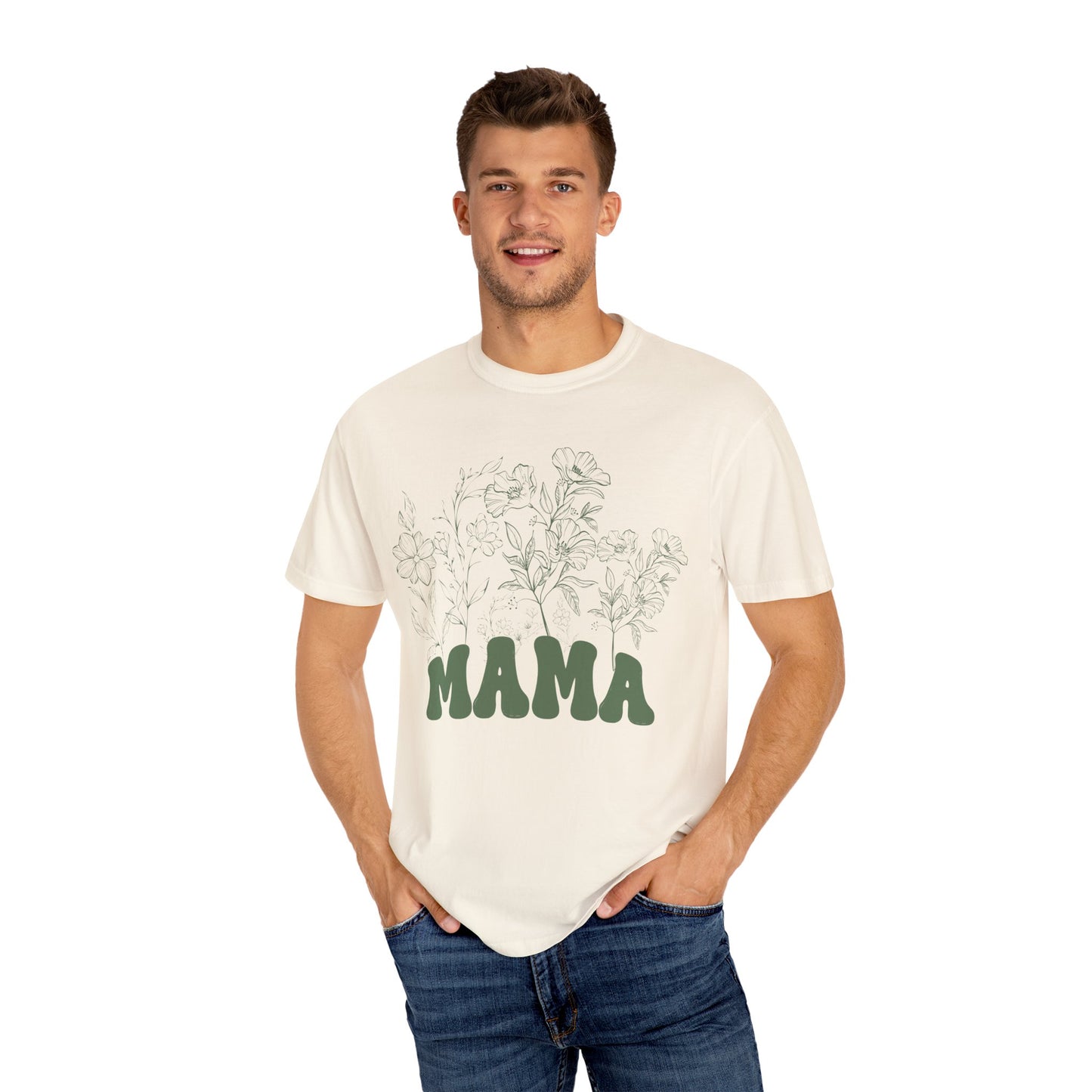 Wildflowers Mama Shirt, Mama Shirt, Retro Mom TShirt, Mother's Day Gift, Flower Shirts for Women, Floral New Mom Gift, Comfort Colors CC1592