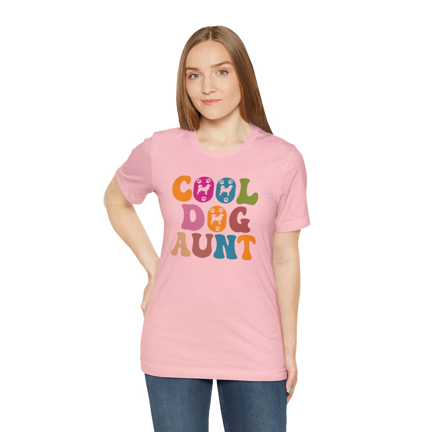 Cool Dog Aunt Shirt for Women, Dog Aunt Gift for Animal Lover, Dog Auntie Tee for Aunt, Funny Dog Lover Tee, T569