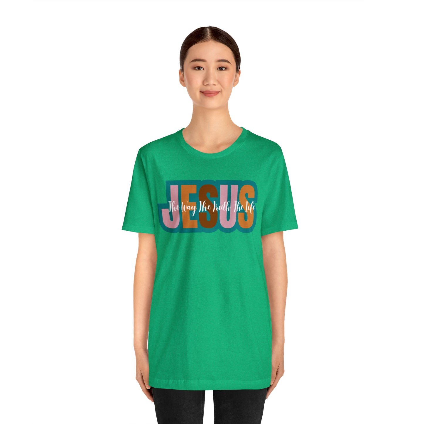 Retro Christian Tshirt, Jesus Tee for Christian Apparel, Christian Shirt for Women, T255