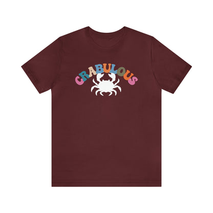 Crab Shirt for Her, Crabulous Shirt, Crab Shirt, Beach Shirt, Summer Vibe Shirt, Crab Hunt Shirt, Sea Life Shirt, Ocean Shirt, T477
