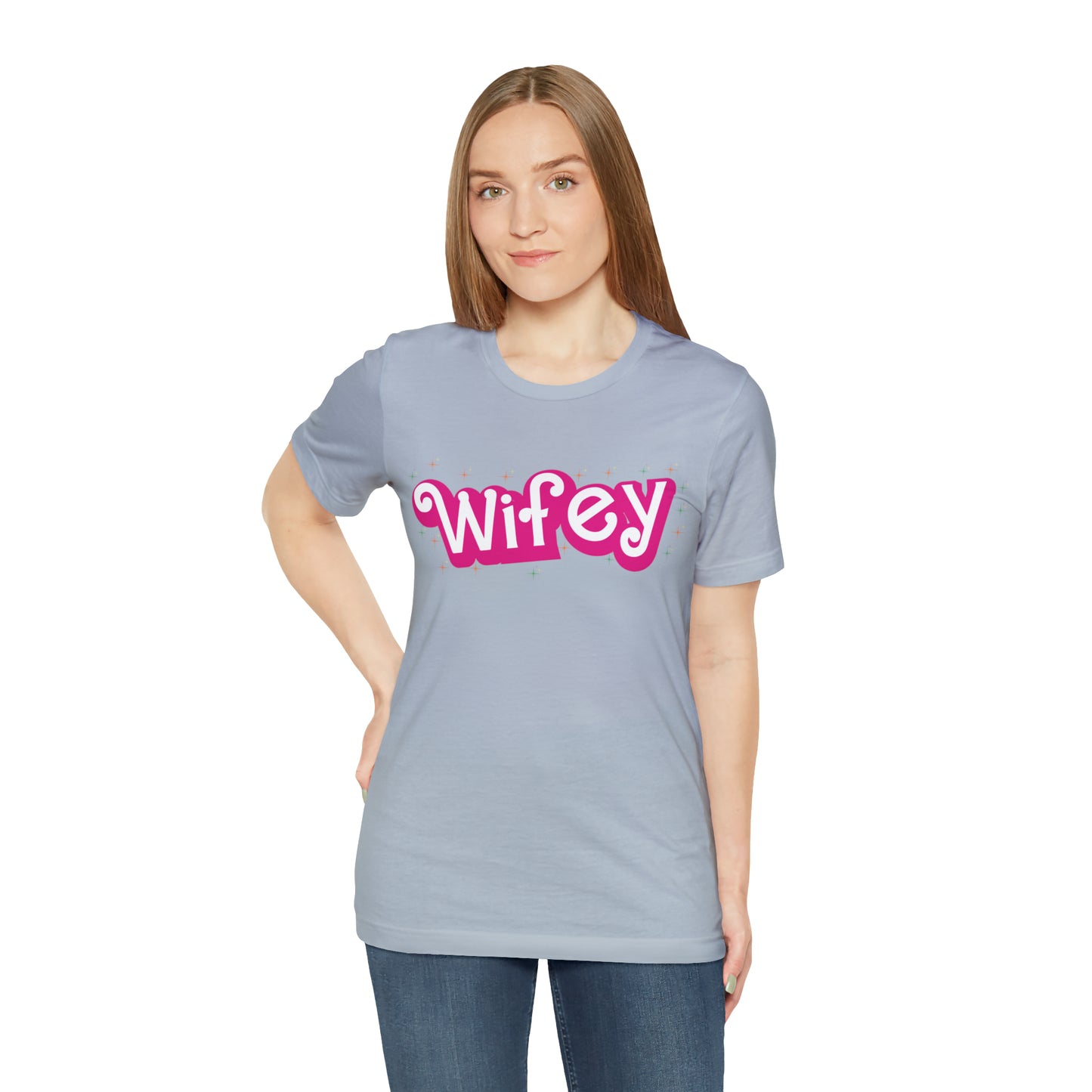 Wifey Shirt for Women, Retro Wifey TShirt for Wife, Engagement Gift For New Wife, Cute Wedding Gift For Bride Gift for Wife, T774