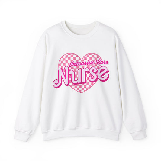 Boho ICU Nurse Sweatshirt, Intensive Care Nurse, Gift For Nurses, Nursing Student, Clinicals Sweatshirt, ICU Nurse, Unisex Sweatshirt, S1498