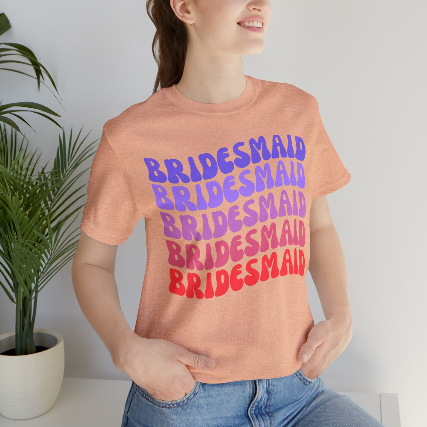 Retro Bridesmaid TShirt, Bridesmaid Shirt for Women, T286