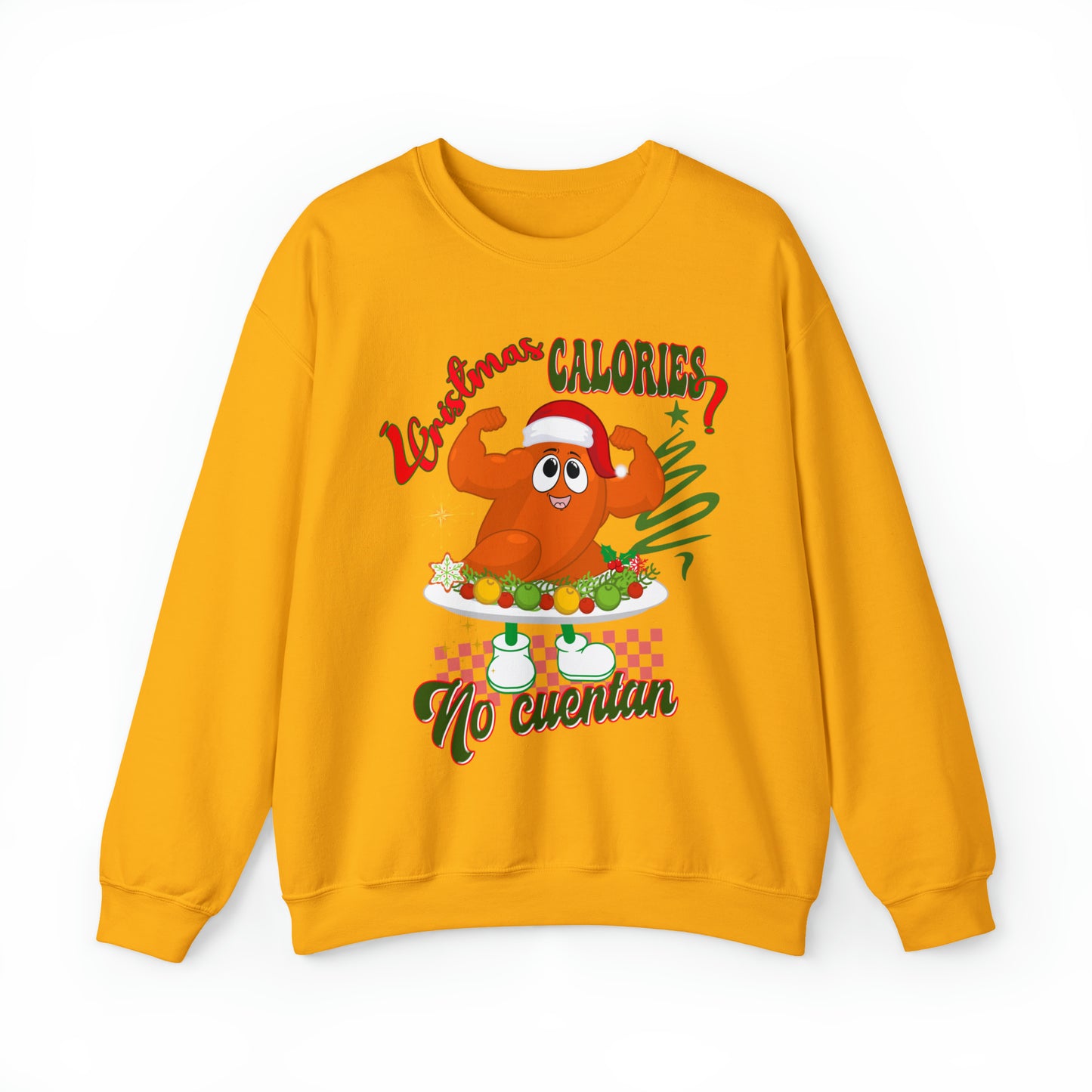 Christmas Calories No Cuentan Sweatshirt, Feliz Navidad Shirt, New Year Sweatshirt, Spanish Christmas Sweatshirt, Holiday Sweaters, SW876