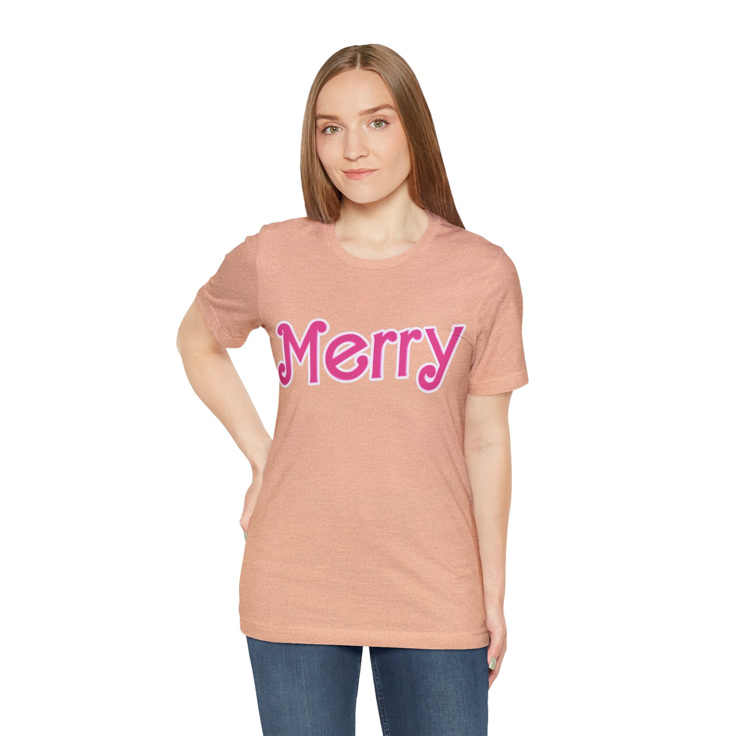 Pink Christmas Shirt, Pink Christmas tree sweatshirt, Pink Doll Christmas Shirt, Dreaming of a pink Christmas, Christmas for Doll, T909