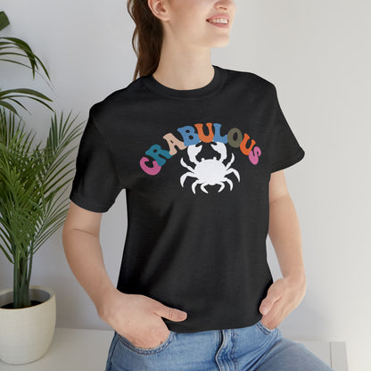 Crab Shirt for Her, Crabulous Shirt, Crab Shirt, Beach Shirt, Summer Vibe Shirt, Crab Hunt Shirt, Sea Life Shirt, Ocean Shirt, T477