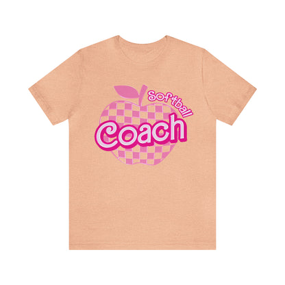 Softball Coach shirt, Pink Sport Coach Shirt, Colorful Coaching shirt, 90s Cheer Coach shirt, Back To School Shirt, Teacher Gift, T822