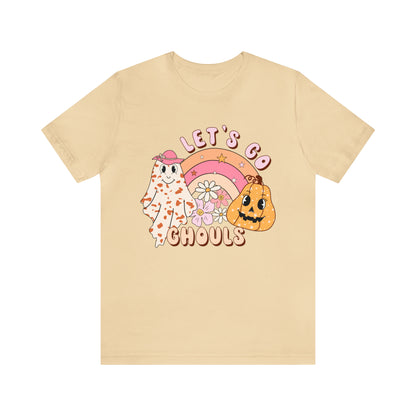 Lets Go Ghouls Shirt, Spooky Season Tee, Retro Halloween Cowgirl Shirt, Cowgirl Halloween Shirt, Vintage Ghost Shirt, T761