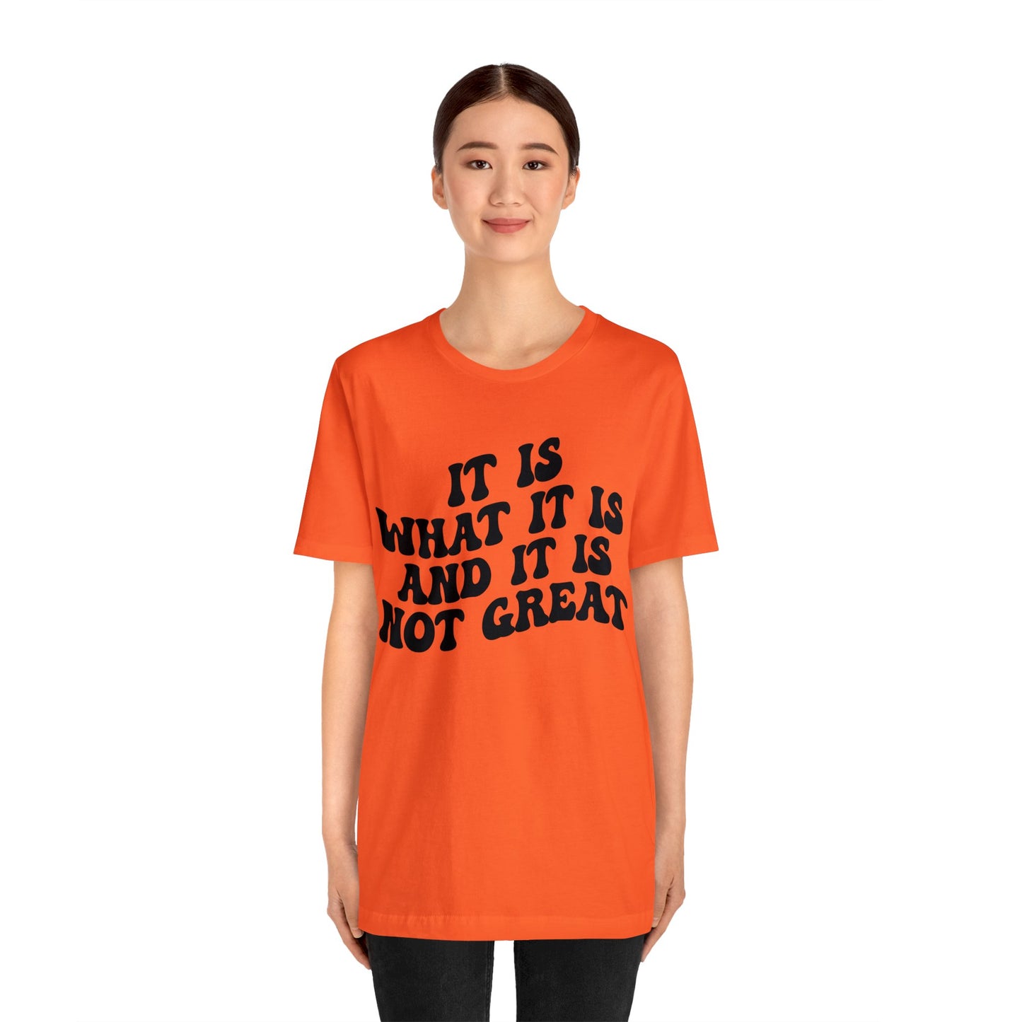 It Is What It Is And It Is Not Great Shirt, Funny Quote Shirt, Funny Meme Shirt, Funny Mood Shirt, Shirt for Women, Gift for Women, T1514