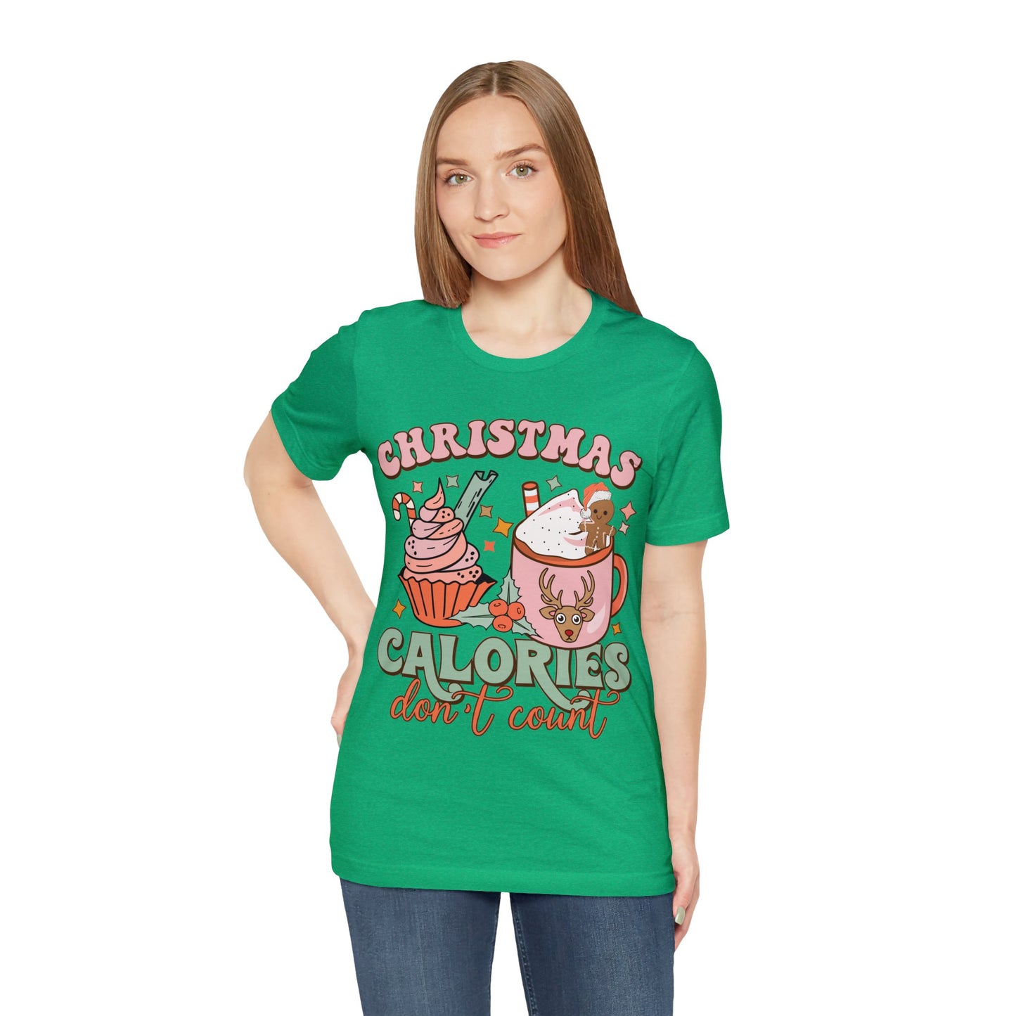 Christmas Calories Don't Count Shirt, Funny Christmas Shirt, Christmas Gift, Xmas calories shirt, Christmas calories, T870