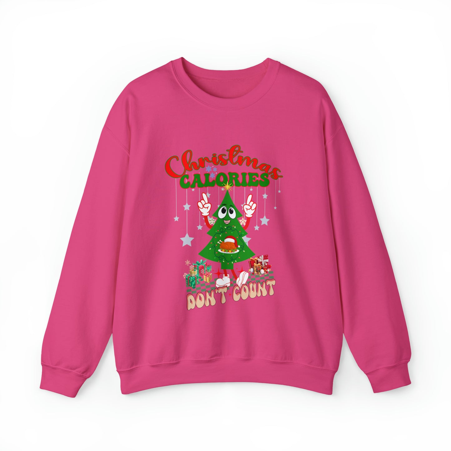 Christmas Calories Don't Count Sweatshirt, Funny Christmas Sweatshirt, Christmas Gift, Xmas calories Sweatshirt, Christmas calories, SW873