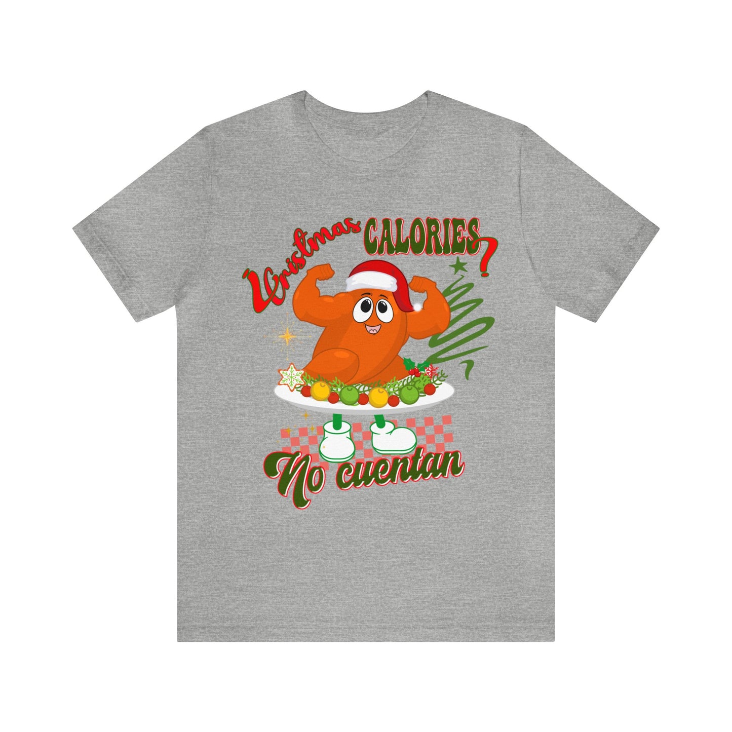 Christmas Calories No Cuentan Shirt, Feliz Navidad Shirt, Christmas Gifts, New Year Shirt, Spanish Christmas Shirt, Holiday Sweaters, T876