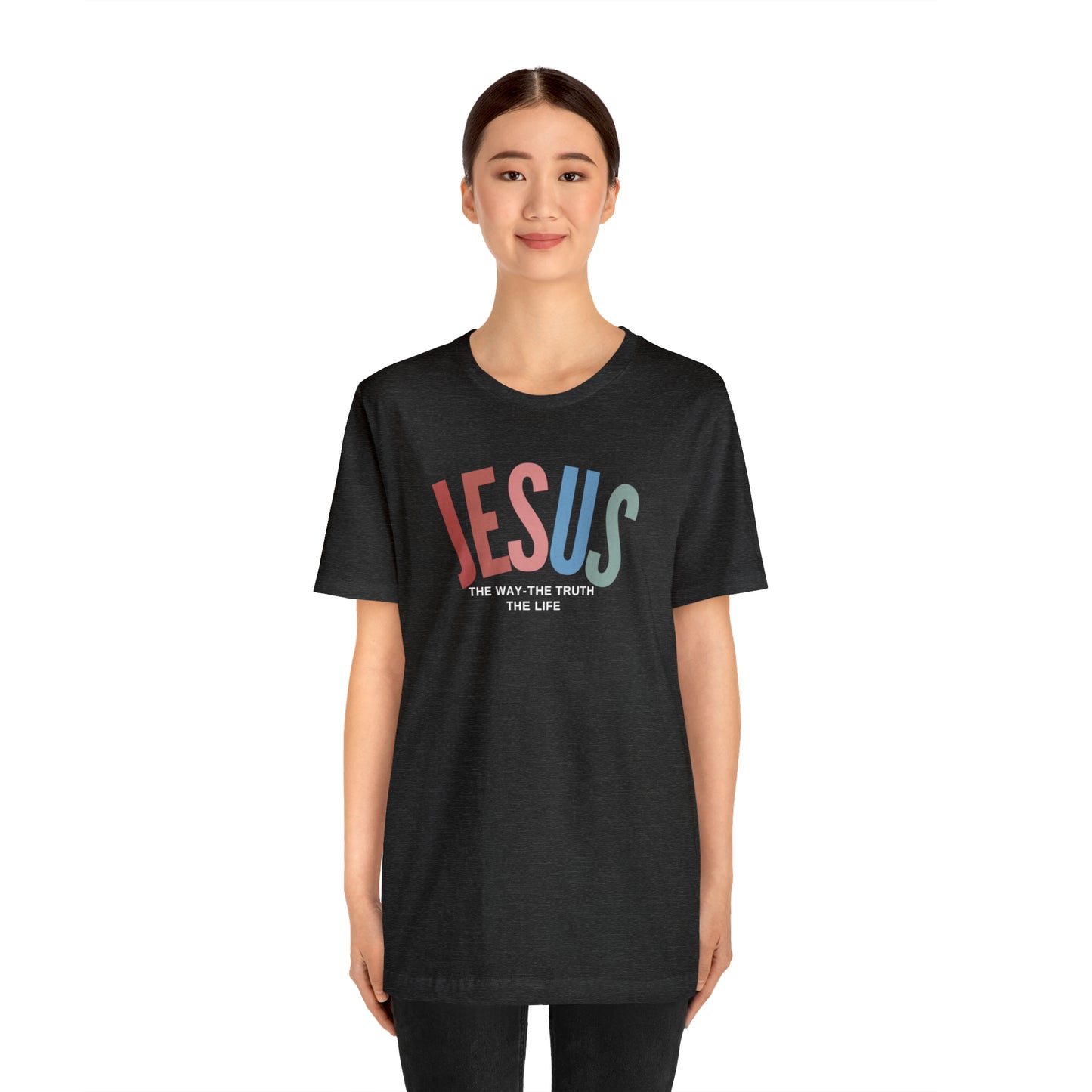 Jesus Tee for Christian Apparel, Jesus The Way The Truth The Life Shirt, Retro Christian Tshirt, T354