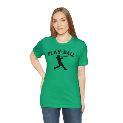 Baseball Game Fan Shirt for Her, Play Ball Shirt, Game Day Shirt, Cute Baseball Shirt for Women, Baseball Shirt for Women, T395