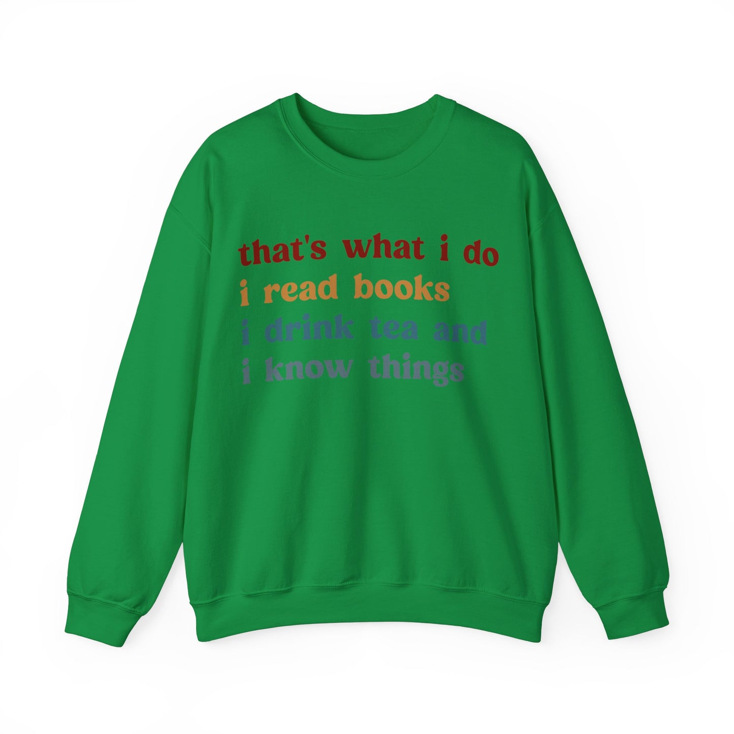 That's What I Do I Read Books Sweatshirt, Librarian Sweatshirt for Teacher, Book Lovers Club Sweatshirt, Book Nerd Sweatshirt, S1240