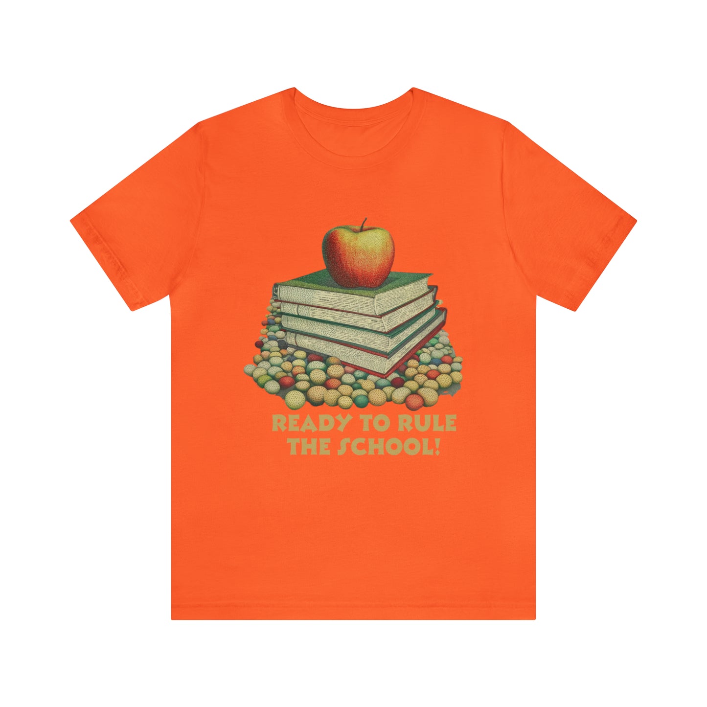 Back to school shirt funny for student - Ready to rule the school, T152