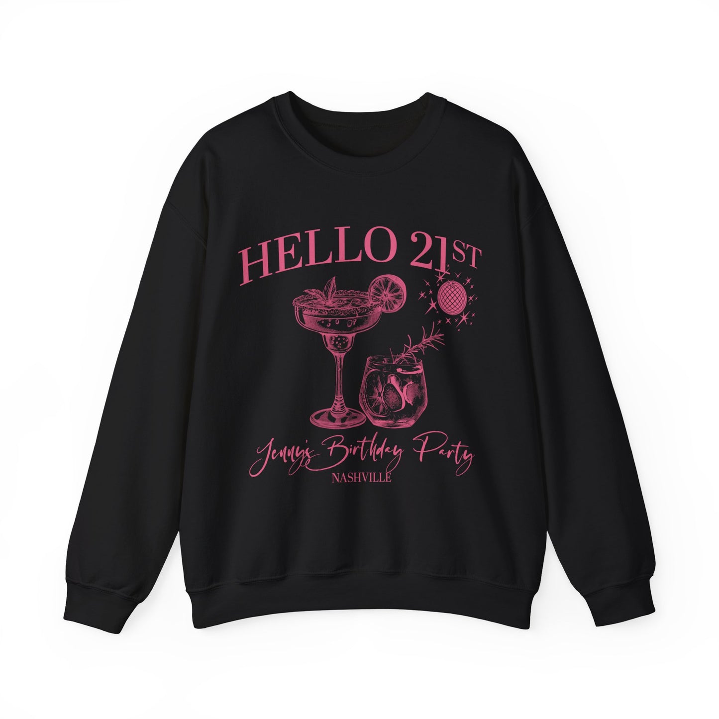 Hello 21st Sweatshirt, 21st Birthday Gift, Est 2003 Sweatshirt, Hello Twenty One Birthday, 21st birthday Party, Funny 21st Birthday, S1570