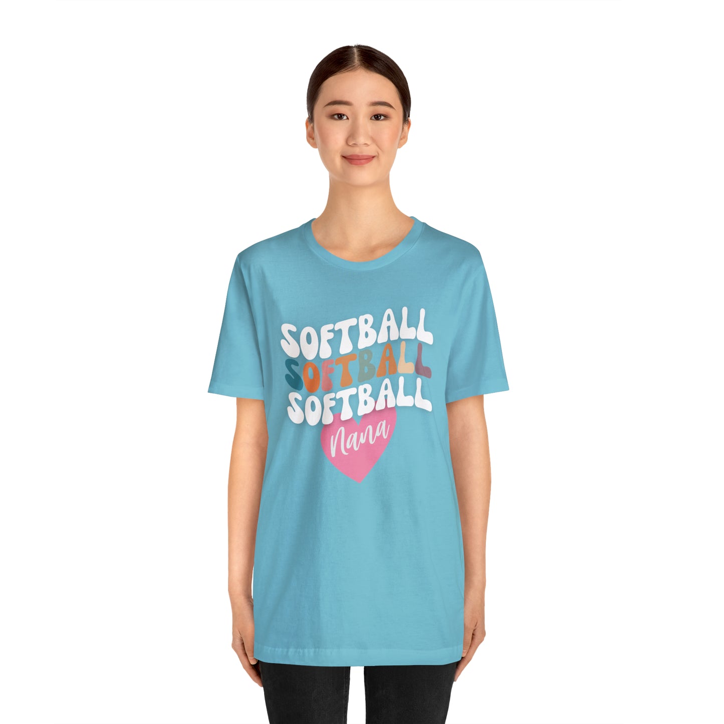 Softball Nana Shirt, Cute Softball Shirt for Grandma, Retro Softball Nana Shirt, Shirt for Nana, T330